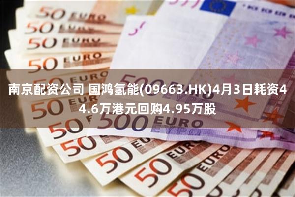 南京配资公司 国鸿氢能(09663.HK)4月3日耗资44.6万港元回购4.95万股
