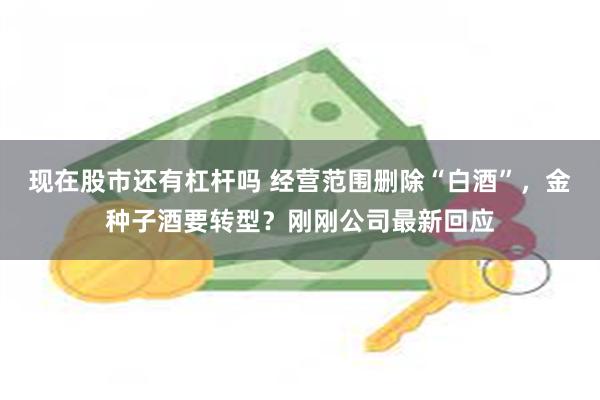 现在股市还有杠杆吗 经营范围删除“白酒”，金种子酒要转型？刚刚公司最新回应